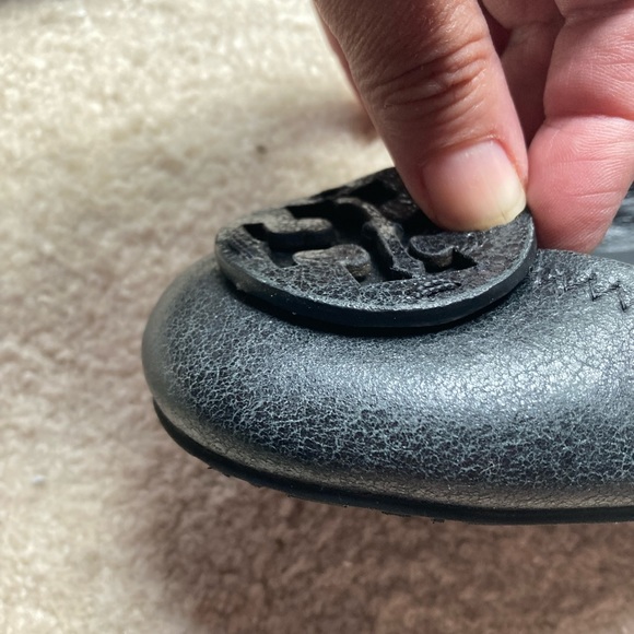 Womans TORY BURCH Minnie Travel Ballet Black Size 8 - Picture 14 of 16